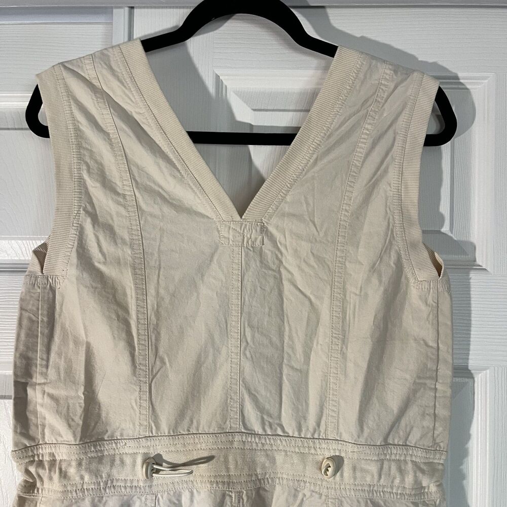 Daily Practice Anthropologie Soller Drawstring Jumpsuit Cream Women’s Small - Picture 6 of 16